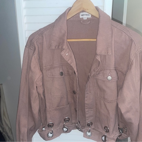 Super down denim jacket never worn - Picture 3 of 4